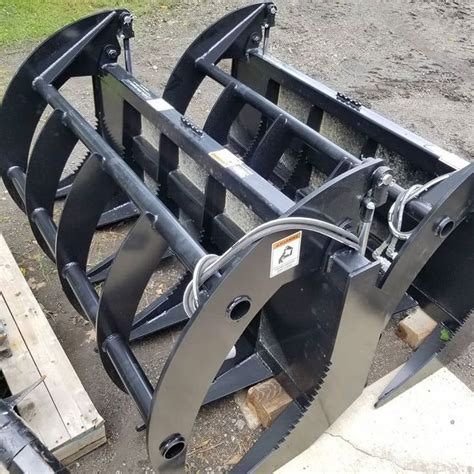 brush grapples skid steer|brush clearing skid steer attachments.